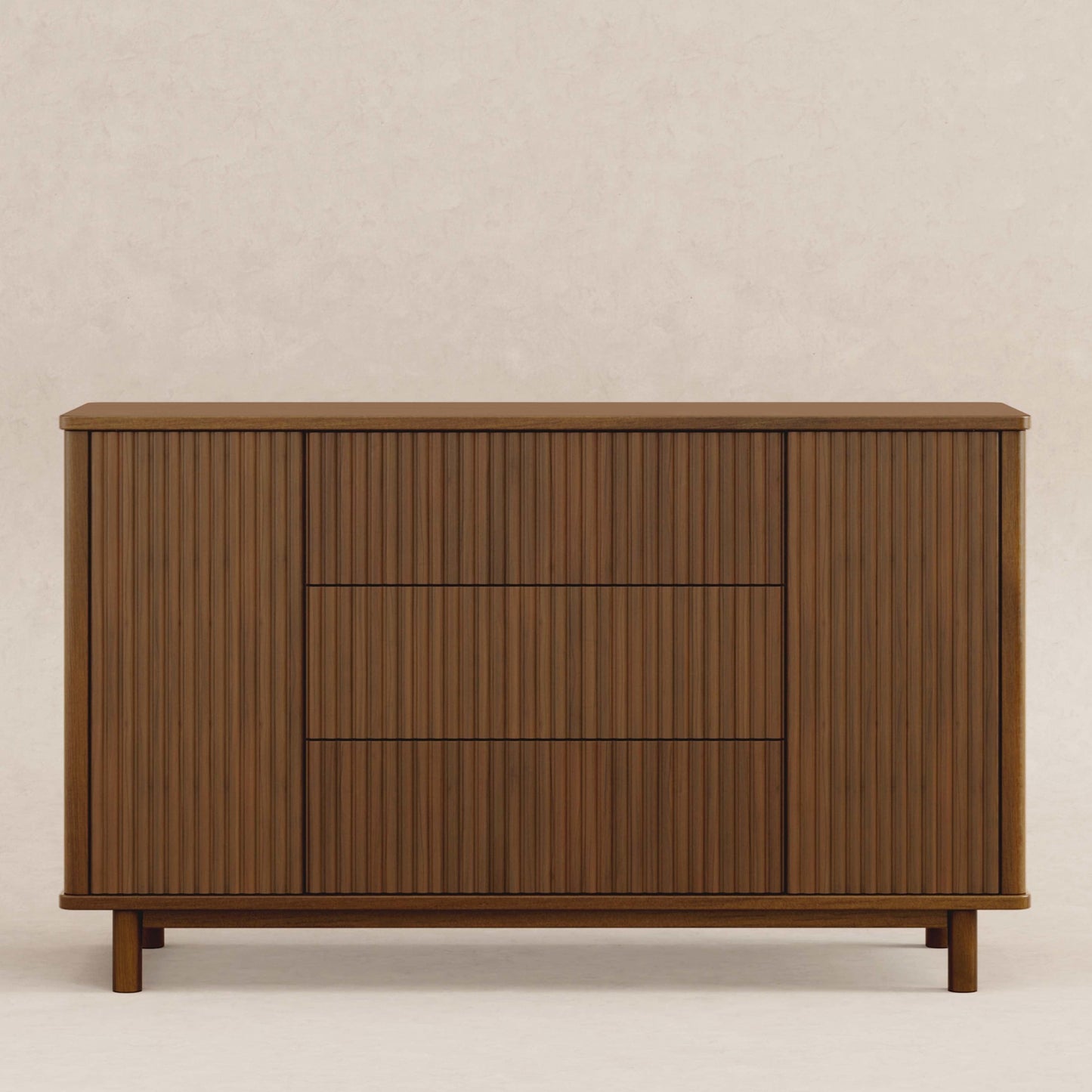 Babyletto Dressers Natural Walnut Babyletto Pogo Tambour Dresser