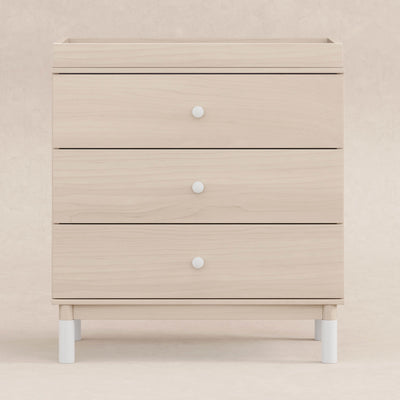 Babyletto Dressers Washed Natural / White Babyletto Gelato 3-Drawer Changer Dresser with Removable Changing Tray