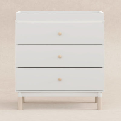 Babyletto Dressers White / Washed Natural Babyletto Gelato 3-Drawer Changer Dresser with Removable Changing Tray