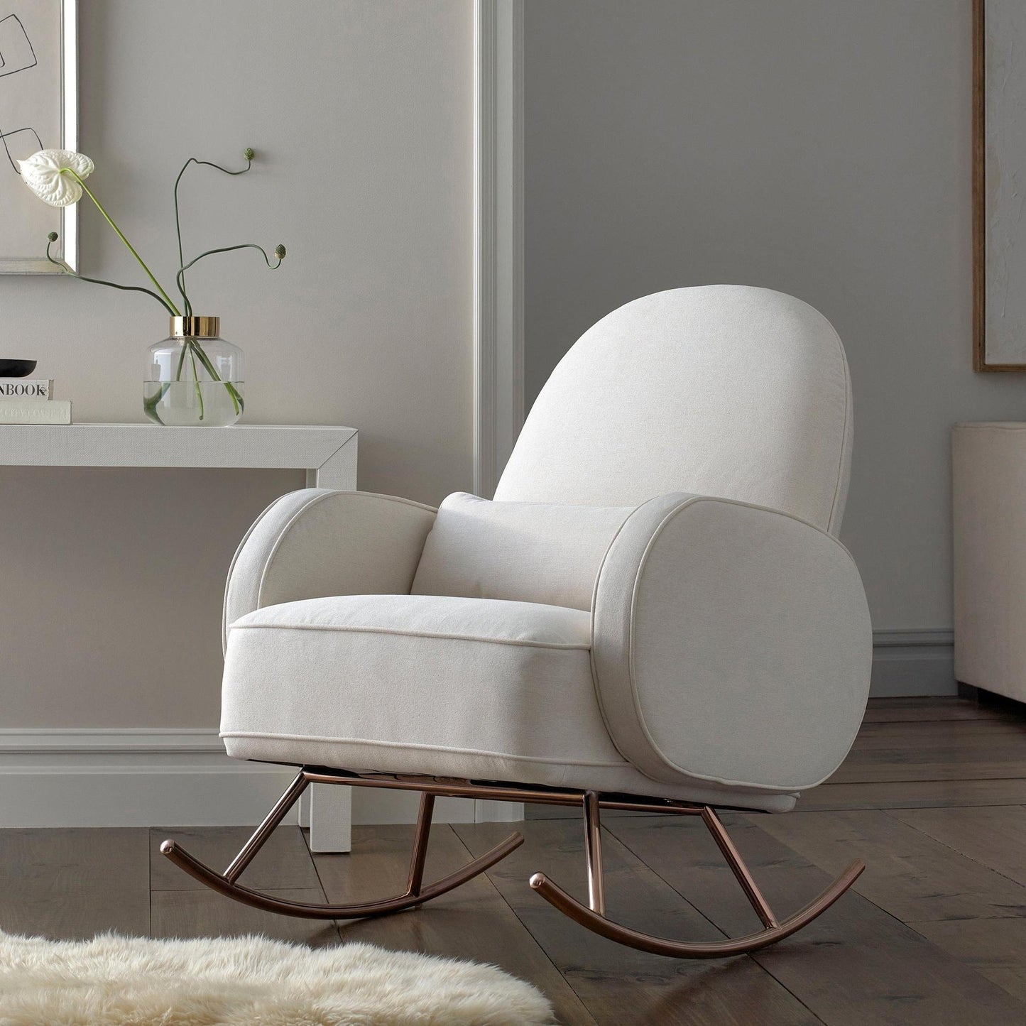 Babyletto Gliders & Rockers Babyletto Compass Rocker in Eco-Performance Fabric | Water Repellent & Stain Resistant