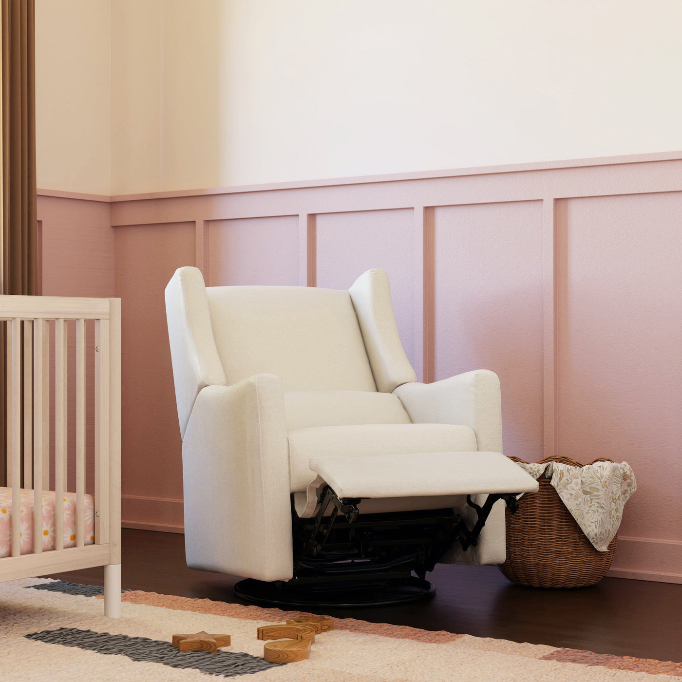 Babyletto Gliders & Rockers Babyletto Kiwi Electronic Recliner and Swivel Glider with USB port