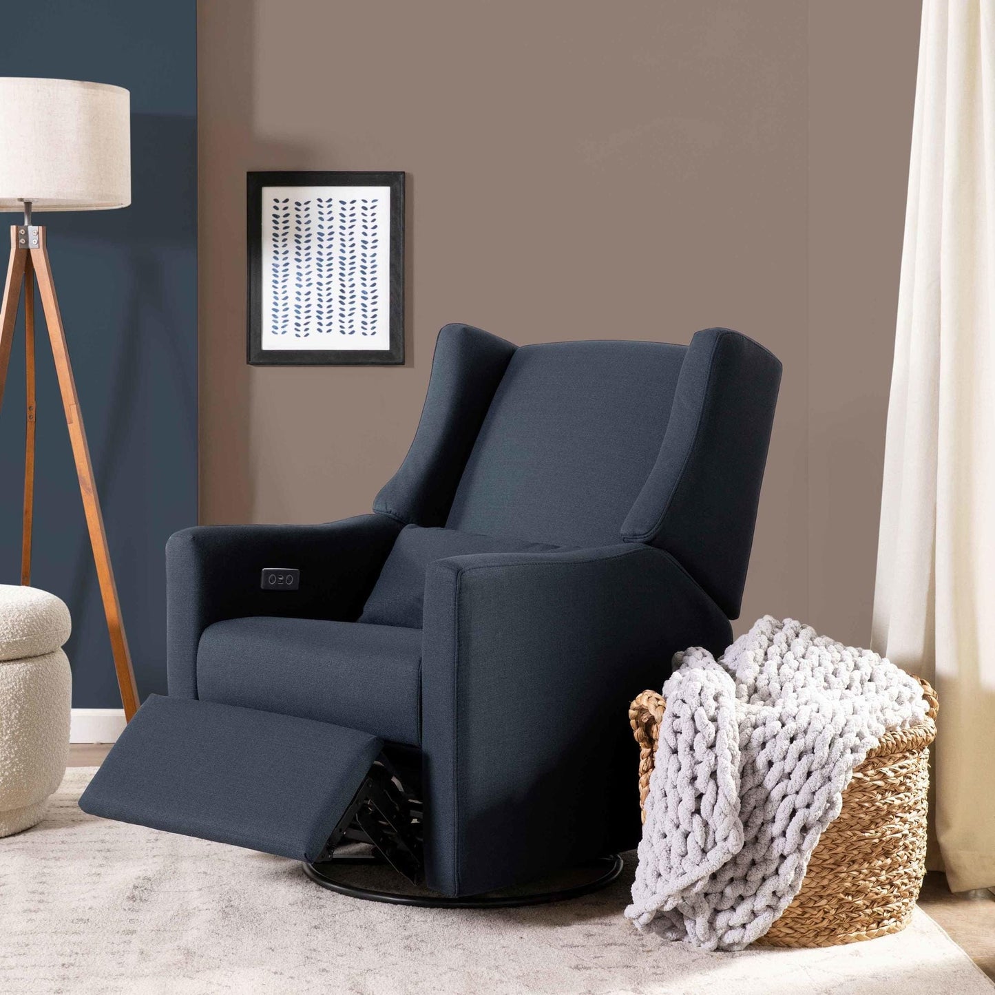 Babyletto Gliders & Rockers Babyletto Kiwi Electronic Recliner and Swivel Glider with USB port