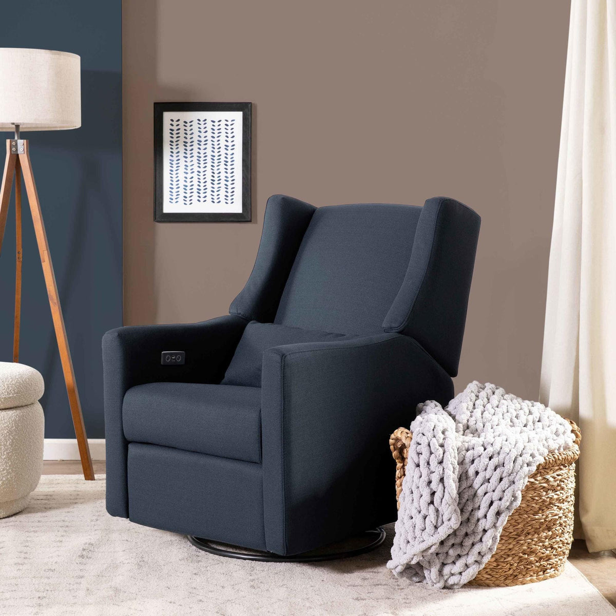 Babyletto Gliders & Rockers Babyletto Kiwi Electronic Recliner and Swivel Glider with USB port