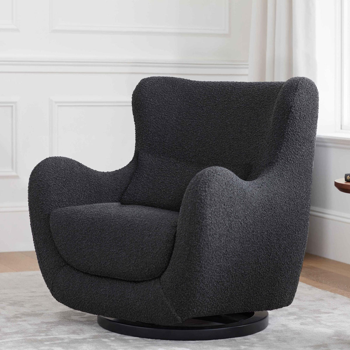 Babyletto Gliders & Rockers Babyletto Solstice Swivel Glider in Boucle
