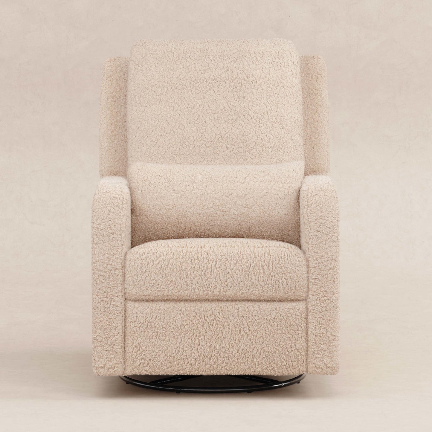 Babyletto Gliders & Rockers Chai Shearling Babyletto Sigi Recliner and Swivel Glider in Shearling