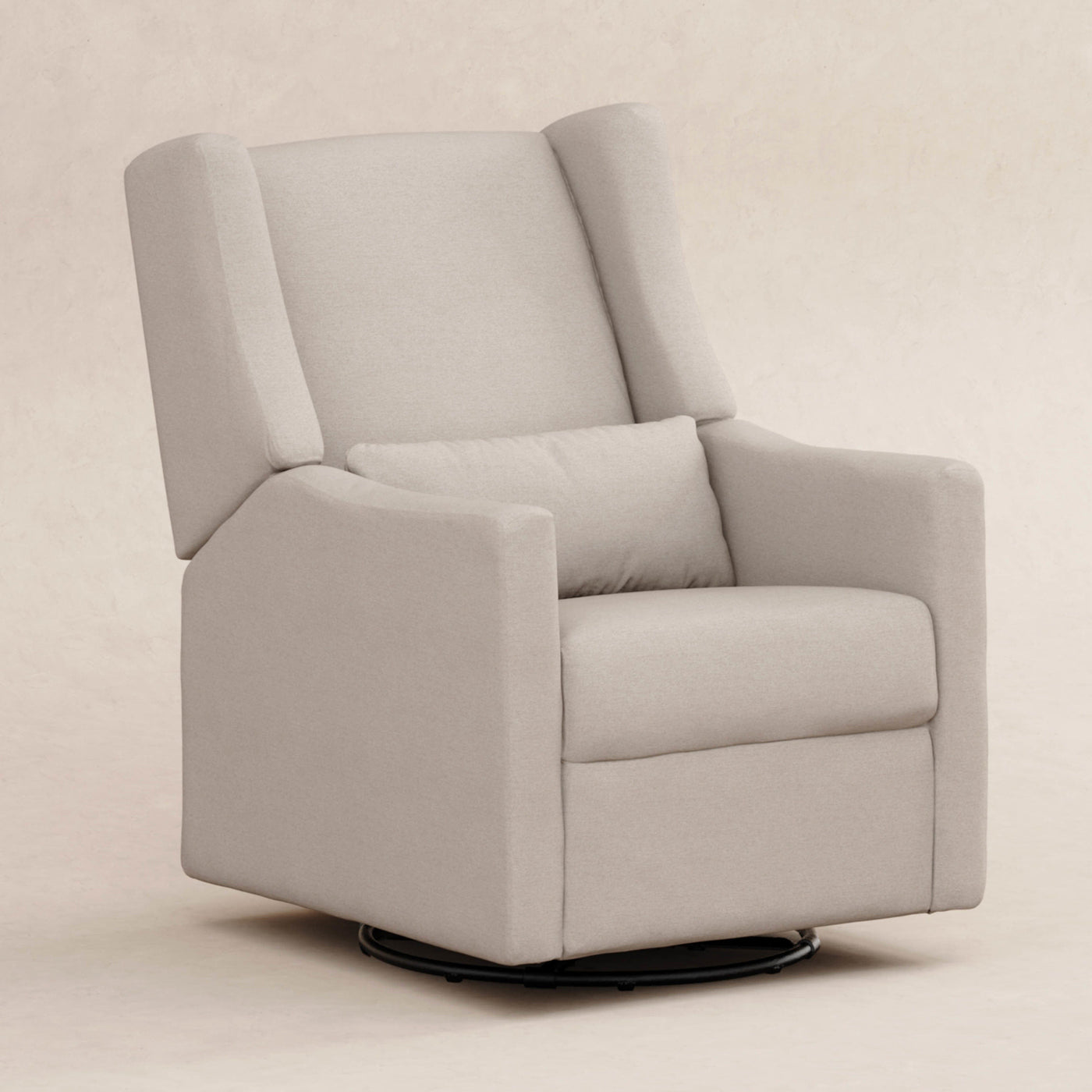 Babyletto Gliders & Rockers Performance Beach Eco-Weave Babyletto Kiwi Electronic Recliner and Swivel Glider with USB port