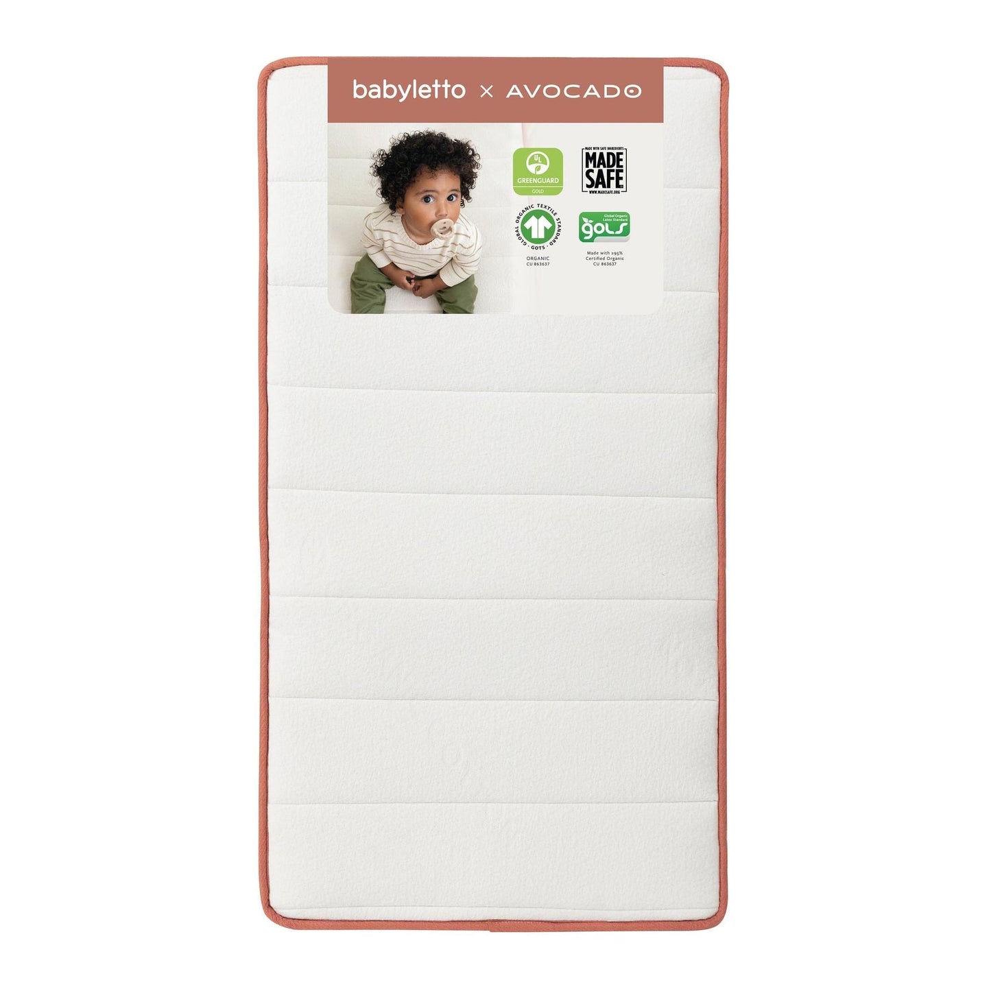 Babyletto Mattresses White Babyletto x Avocado Dual-Stage, Organic & Non-Toxic Crib Mattress
