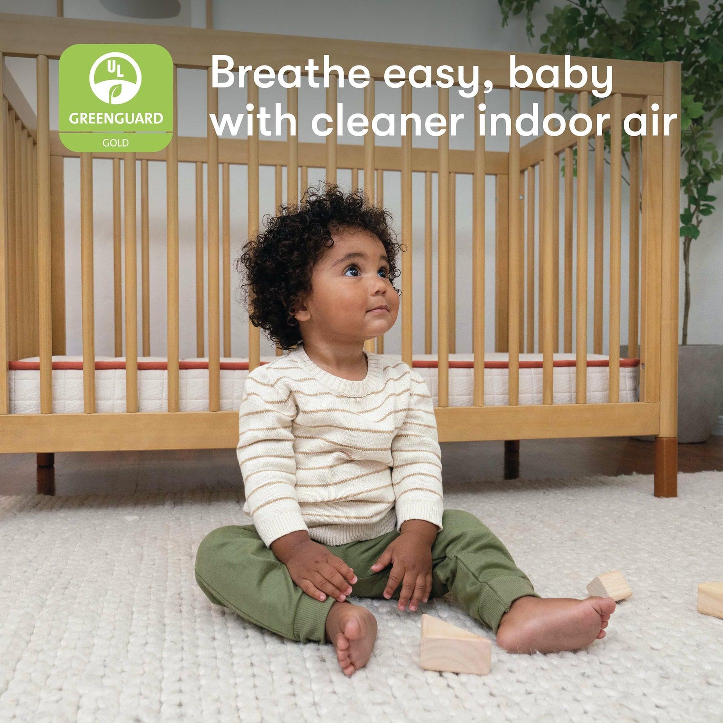 Babyletto Mattresses White Babyletto x Avocado Dual-Stage, Organic & Non-Toxic Crib Mattress