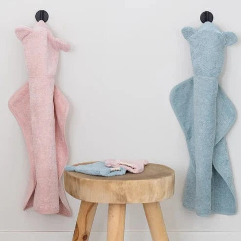 Bella Tunno Towels & Washcloths Hooded Towel + Wash Mitt