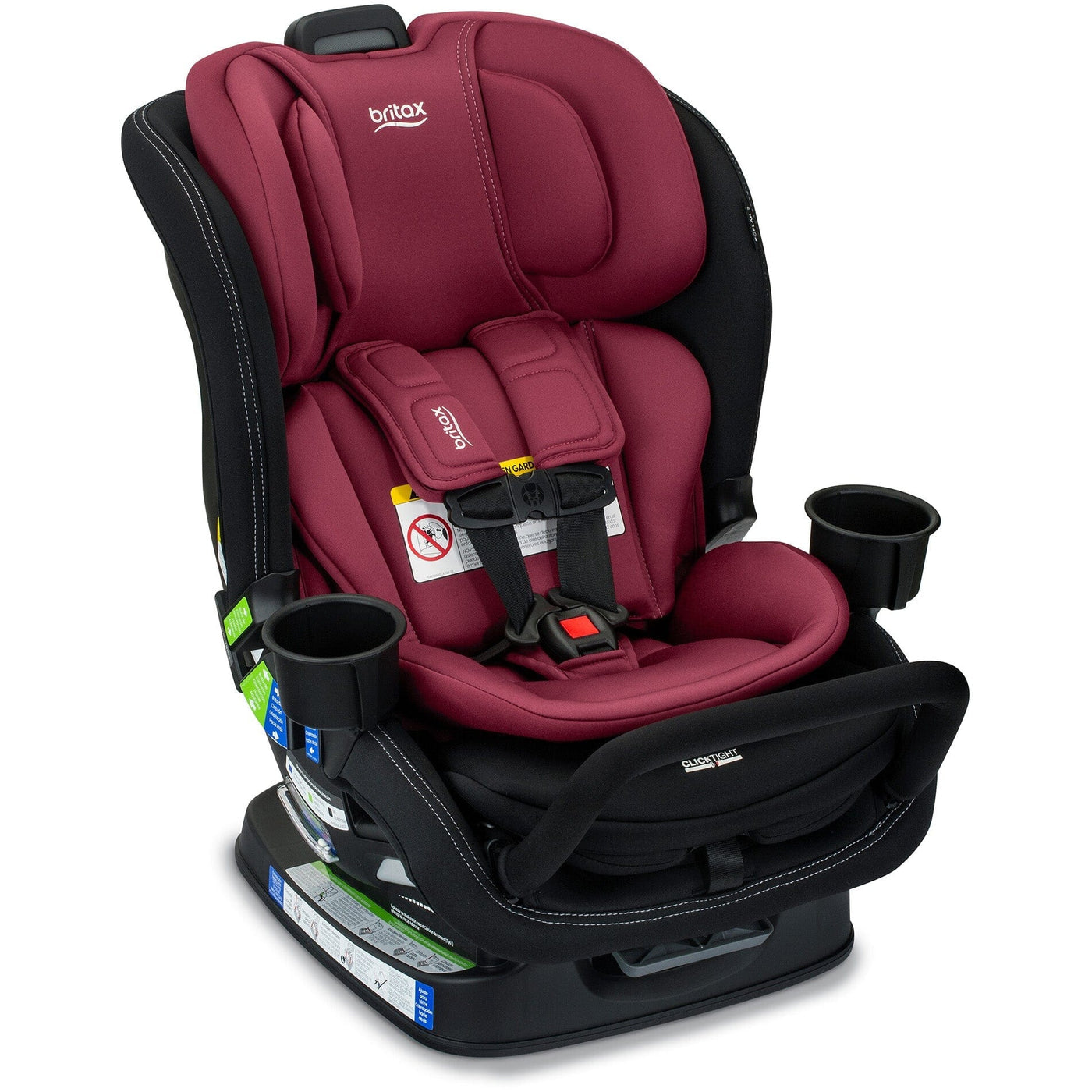 Britax Car Seats - Convertible Ruby Onyx Britax Poplar S Convertible 2-in-1 Car Seat with ClickTight