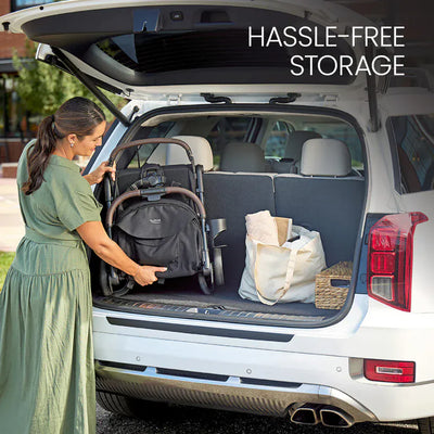 Britax Strollers - Lightweight/Travel Raven Black Britax Juniper Compact Stroller