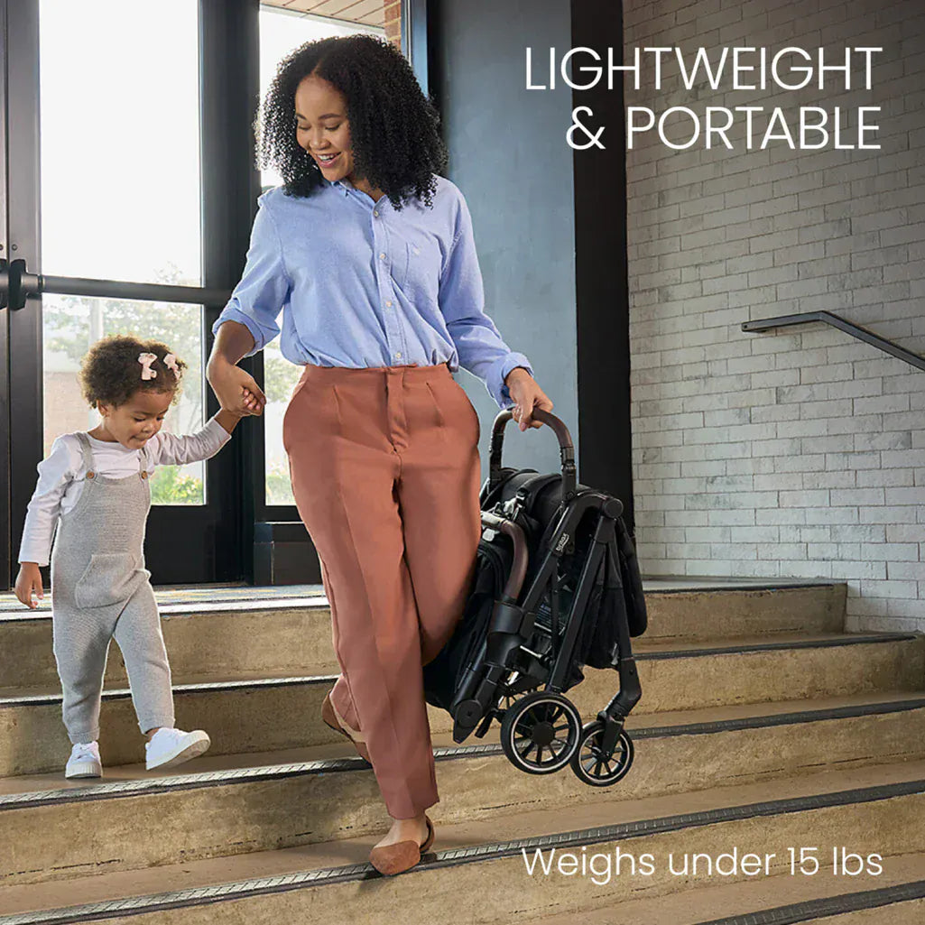 Britax Strollers - Lightweight/Travel Raven Black Britax Juniper Compact Stroller