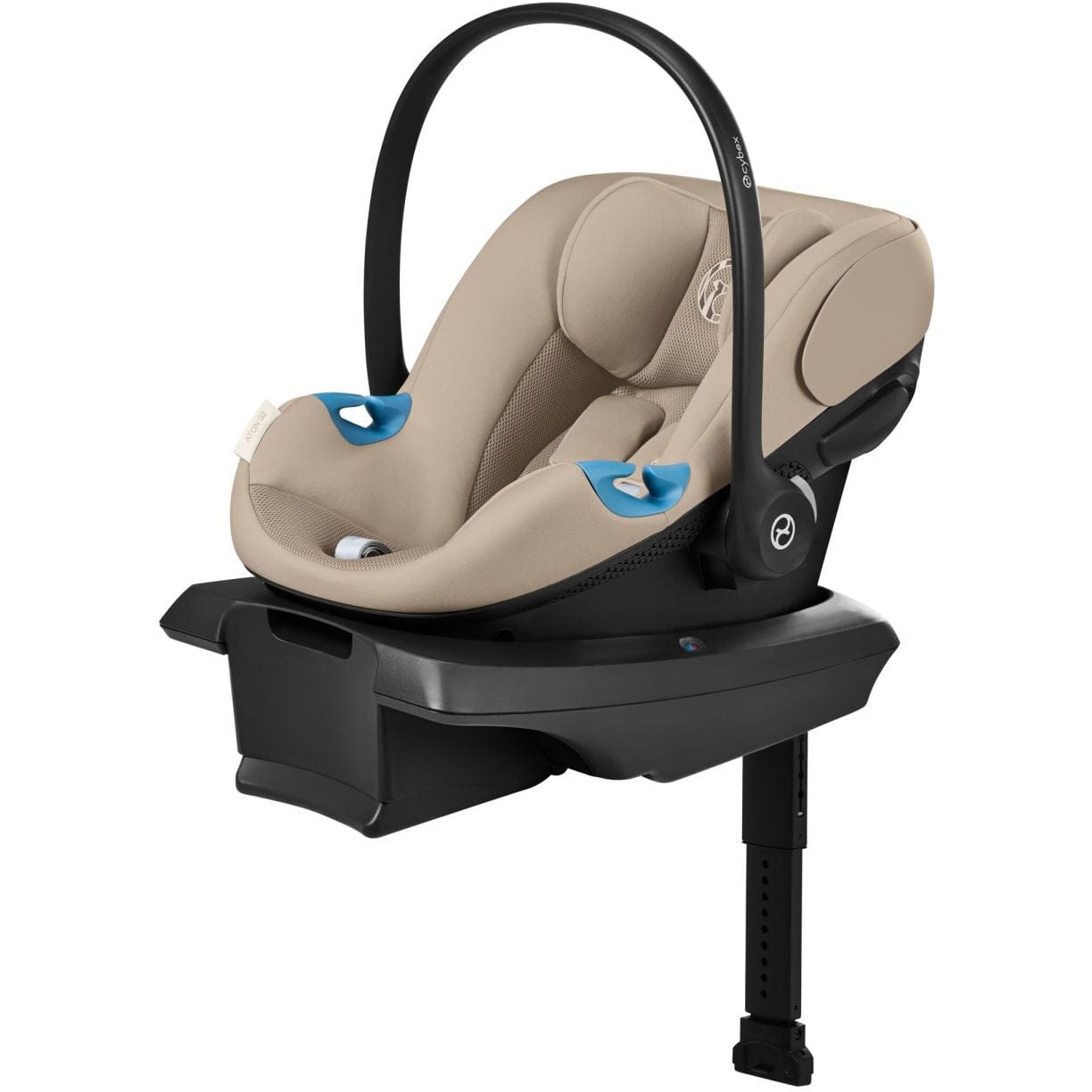 Cybex Car Seats - Infant Almond Beige Cybex Aton G2 Infant Car Seat + Load Leg Base
