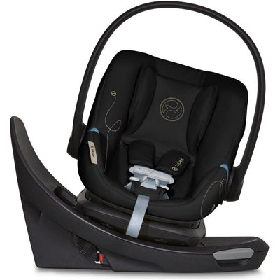 Cybex Car Seats - Infant Moon Black Cybex Aton G Swivel Infant Car Seat with SensorSafe