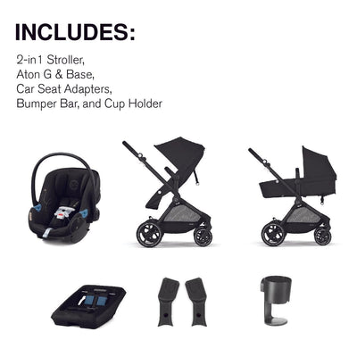 Cybex Strollers - Travel Systems Cybex EOS Stroller + Aton G Infant Car Seat Travel System