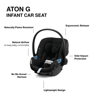 Cybex Strollers - Travel Systems Cybex EOS Stroller + Aton G Infant Car Seat Travel System