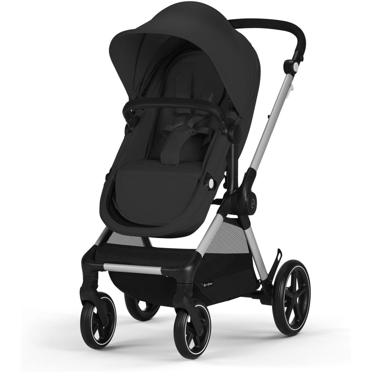 Cybex Strollers - Travel Systems Cybex EOS Stroller + Aton G Swivel Infant Car Seat with Sensorsafe Travel System
