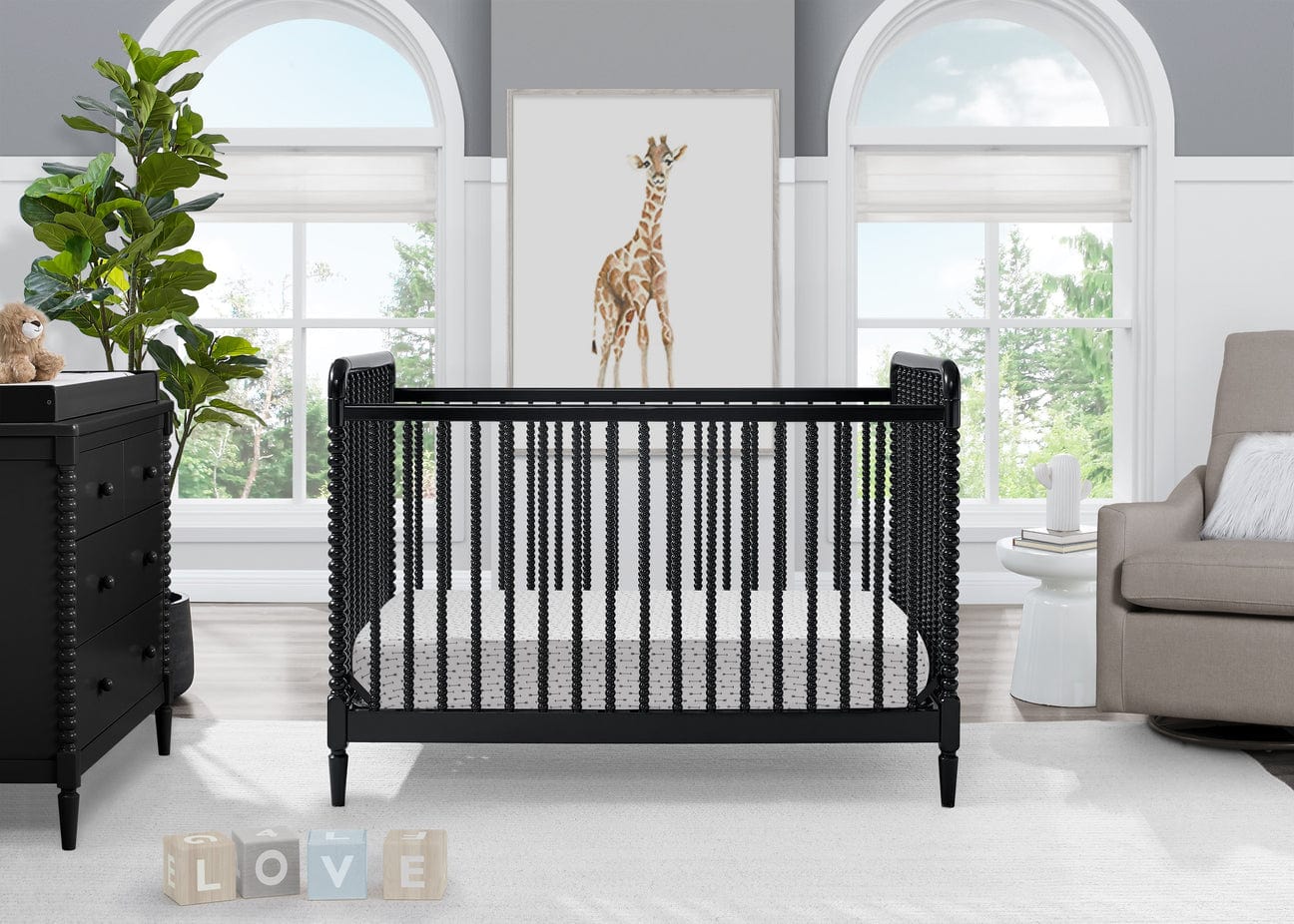 Delta Cribs Black Delta Saint Crib - DISCONTINUED