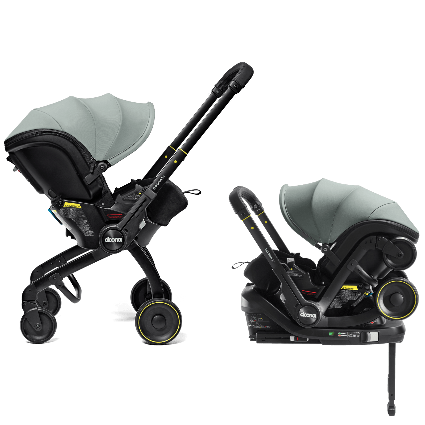 Doona Car Seats - Infant Dusty Sage Doona X Infant Car Seat + Base