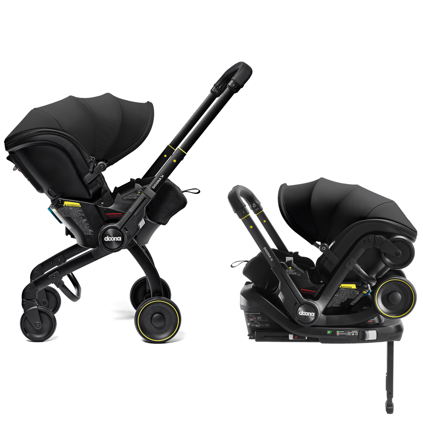 Doona Car Seats - Infant Nitro Black Doona X Infant Car Seat + Base
