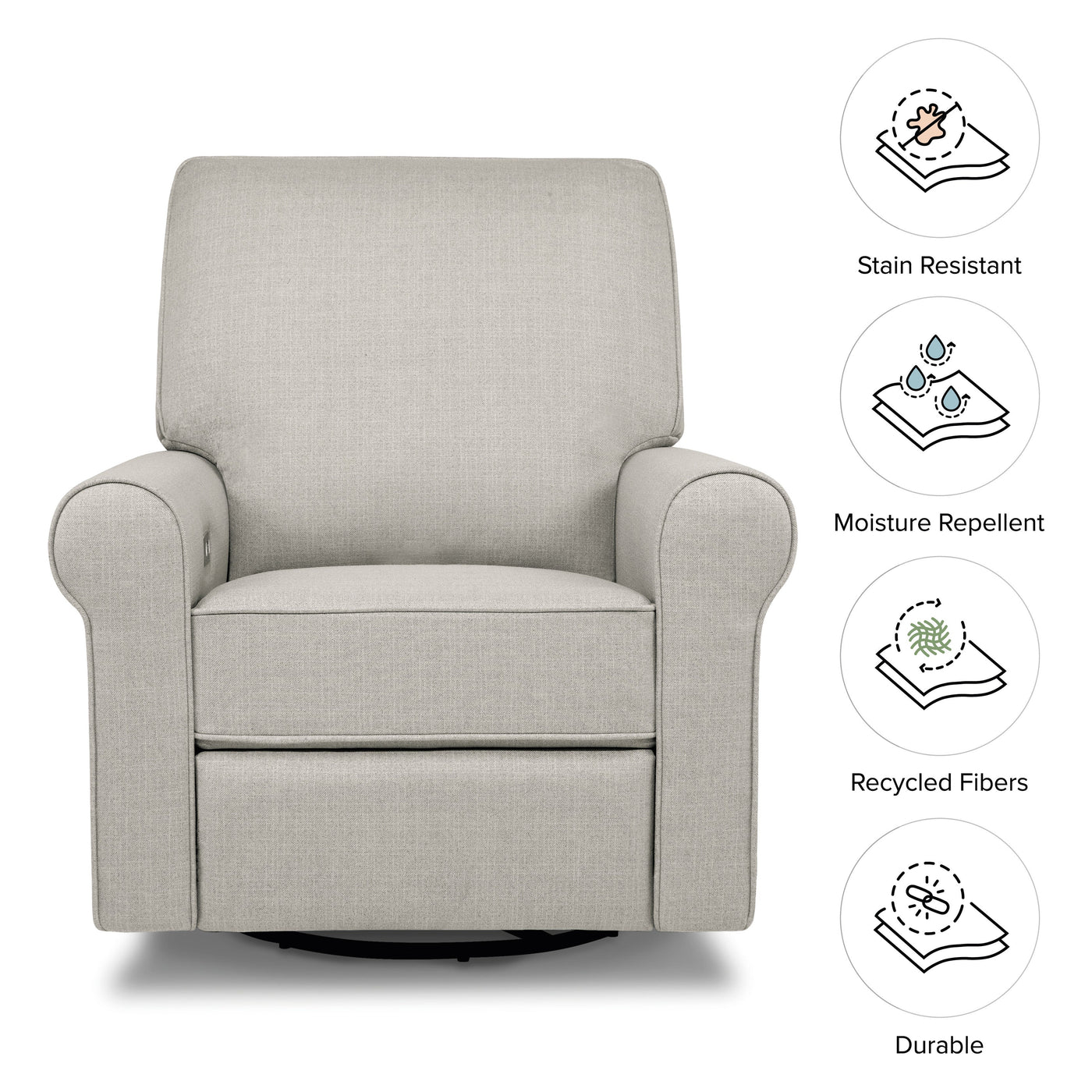 Monogram by Namesake Monroe Power Recliner and Swivel Glider