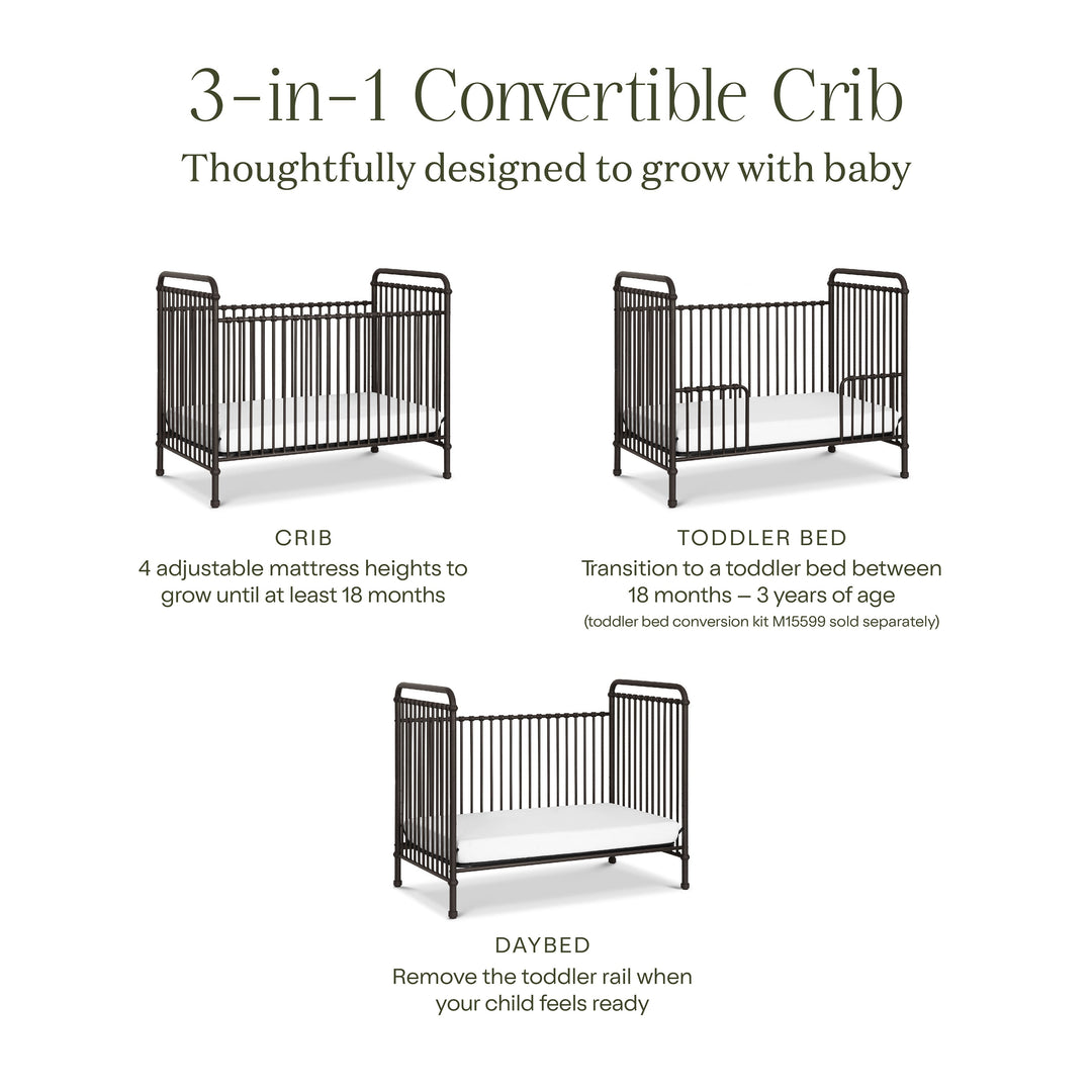 Metal Crib That Converts To Bed Storkcraft® Graco® Full-Size Bed