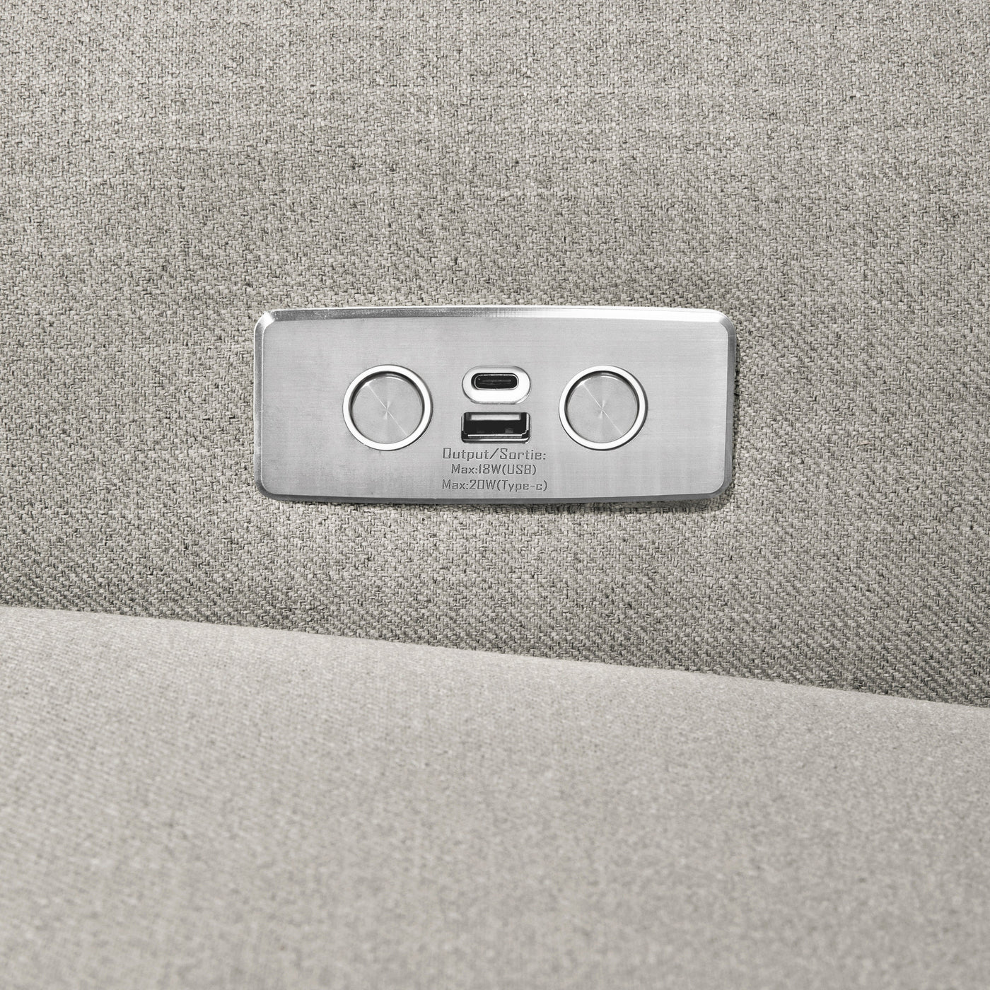 Monogram by Namesake Monroe Power Recliner and Swivel Glider