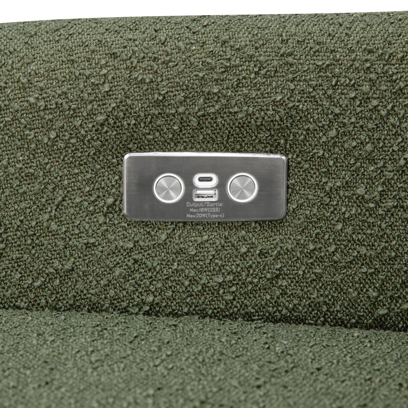 Babyletto Kiwi Electronic Recliner and Swivel Glider with USB port