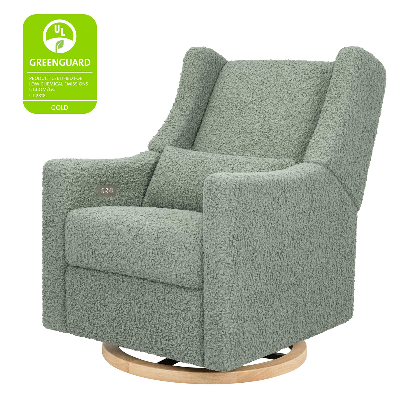 Babyletto Kiwi Electronic Recliner and Swivel Glider with USB port