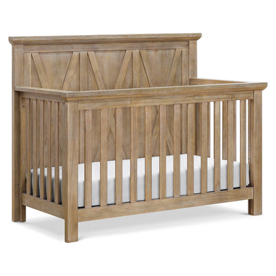 Namesake Cribs Driftwood Monogram by Namesake Emory Farmhouse 4-in-1 Convertible Crib