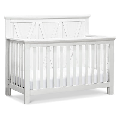 Namesake Cribs Linen White Monogram by Namesake Emory Farmhouse 4-in-1 Convertible Crib