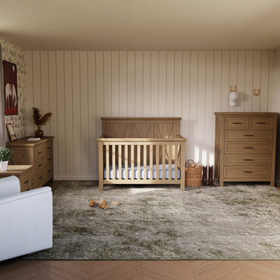 Namesake Cribs Monogram by Namesake Emory Farmhouse 4-in-1 Convertible Crib