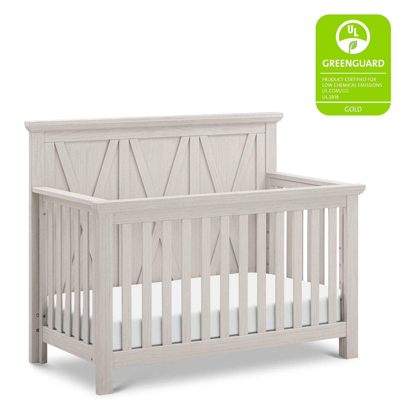 Namesake Cribs Monogram by Namesake Emory Farmhouse 4-in-1 Convertible Crib