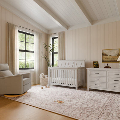 Namesake Cribs Monogram by Namesake Emory Farmhouse 4-in-1 Convertible Crib