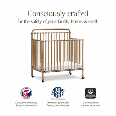 Namesake Cribs Namesake Winston 4-in-1 Convertible Mini Crib