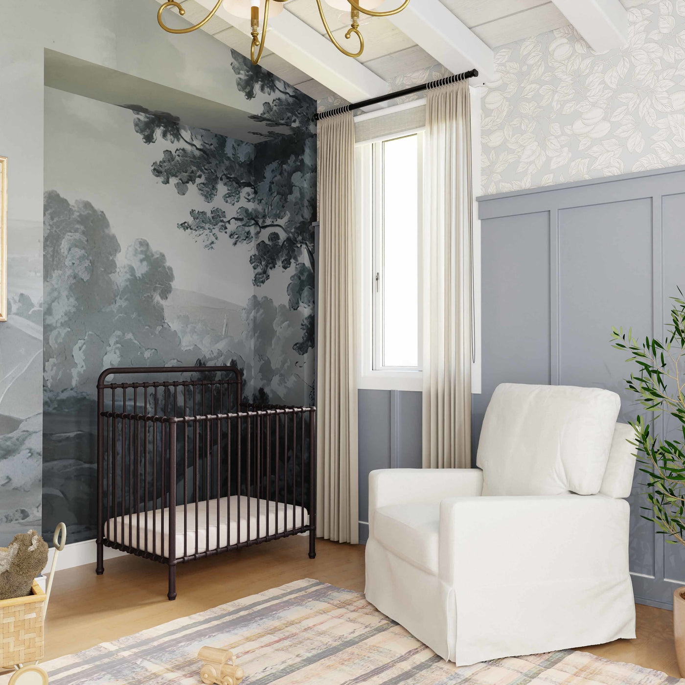 Namesake Cribs Namesake Winston 4-in-1 Convertible Mini Crib