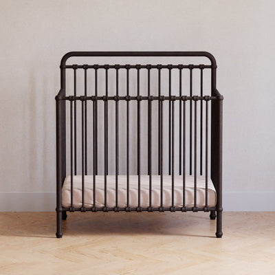Namesake Cribs Vintage Iron Namesake Winston 4-in-1 Convertible Mini Crib