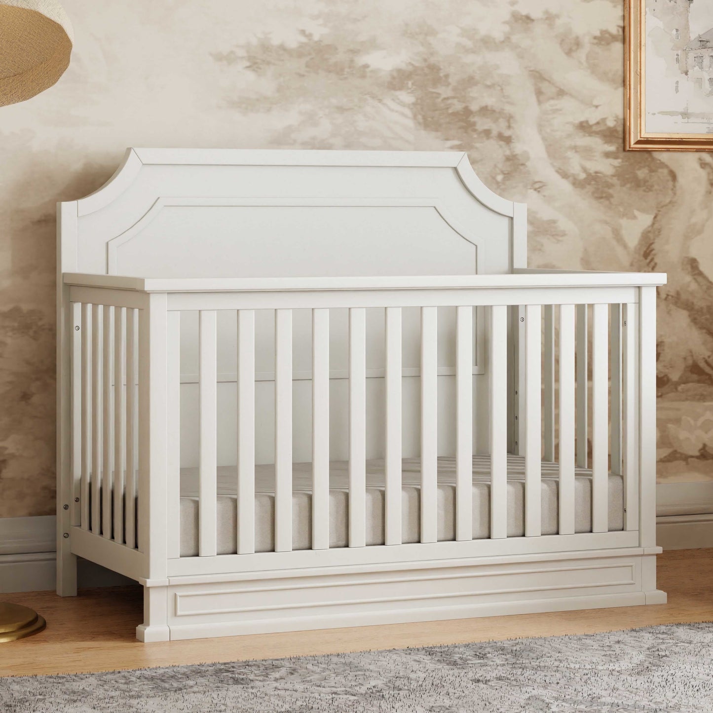 Namesake Cribs Warm White Namesake Emma Regency 4-in-1 Convertible Crib