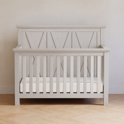 Namesake Cribs White Driftwood Monogram by Namesake Emory Farmhouse 4-in-1 Convertible Crib