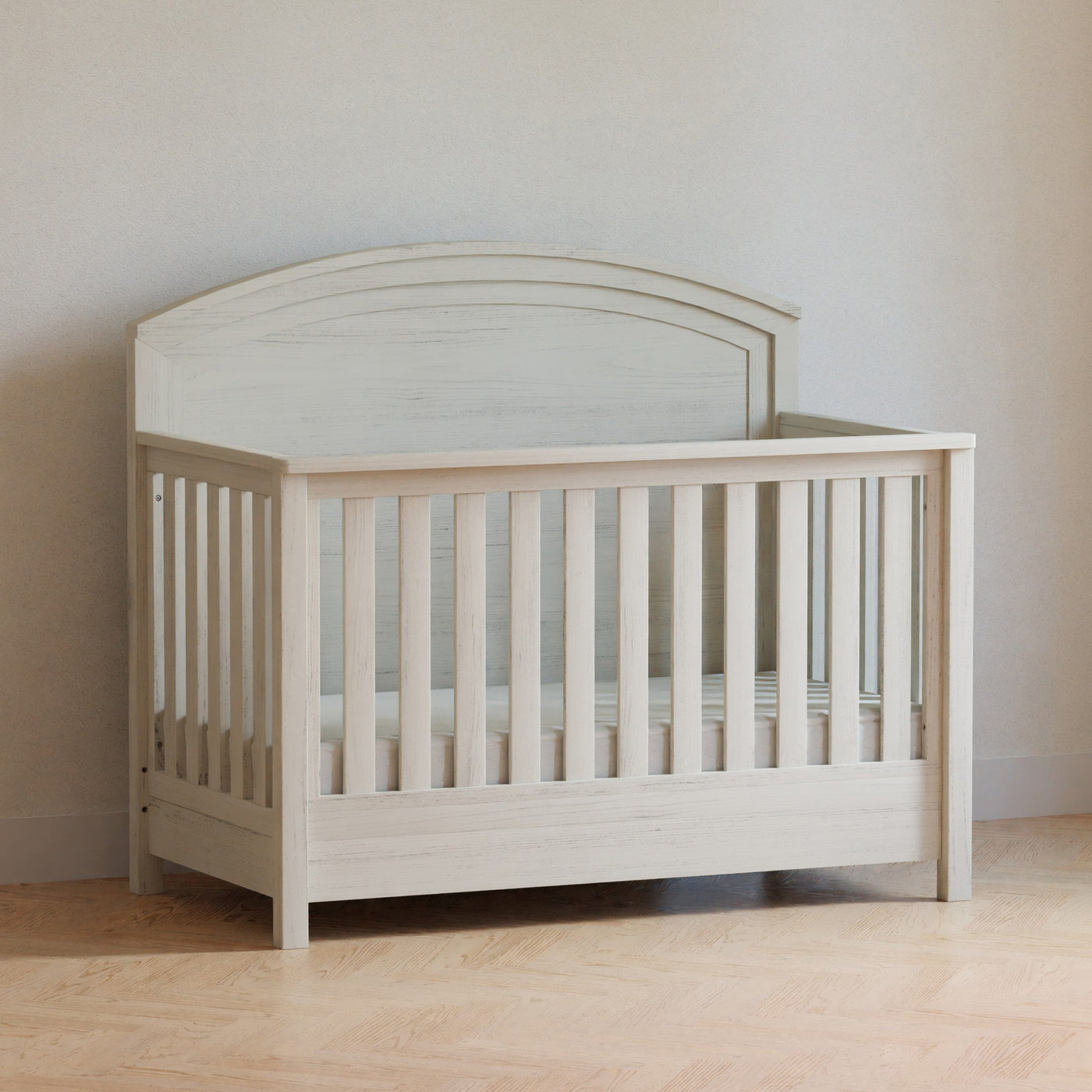 Namesake Cribs White Driftwood Monogram by Namesake Hemsted 4-in-1 Convertible Crib