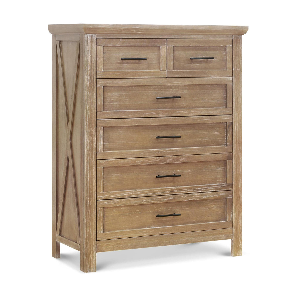 Namesake Dressers Driftwood Monogram by Namesake Emory Farmhouse 6-Drawer Chest