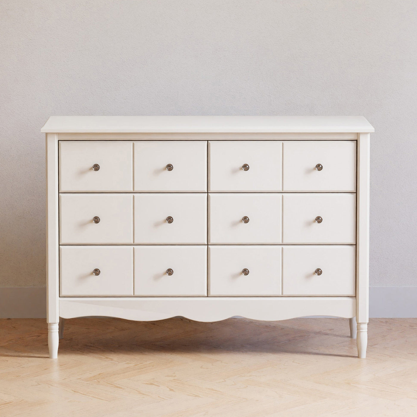 Namesake Dressers Warm White Namesake Liberty 6-Drawer Dresser