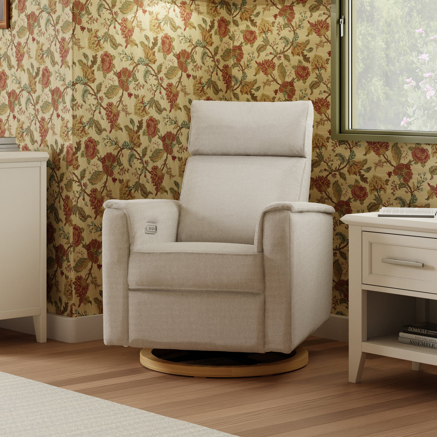 Namesake Gliders & Rockers Namesake Willa Plus Power Glider Recliner + Power Headrest