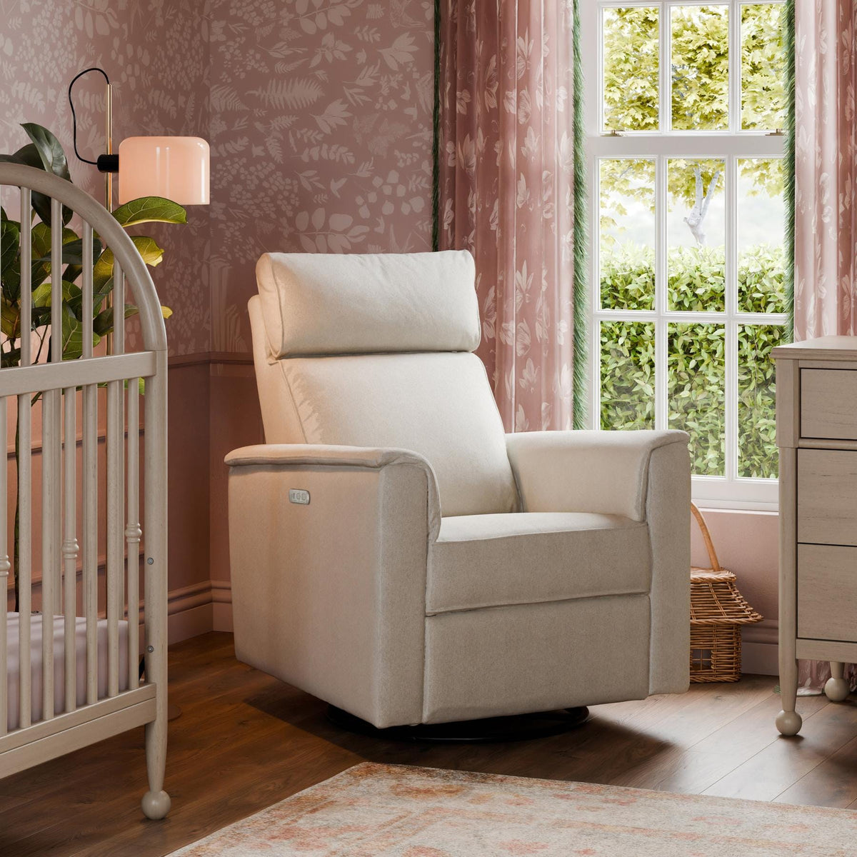 Namesake Gliders & Rockers Namesake Willa Plus Power Glider Recliner + Power Headrest