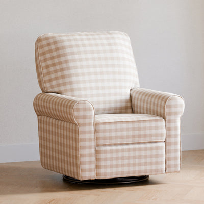 Namesake Gliders & Rockers Performance Natural Eco-Twill Monogram by Namesake Monroe Power Recliner and Swivel Glider