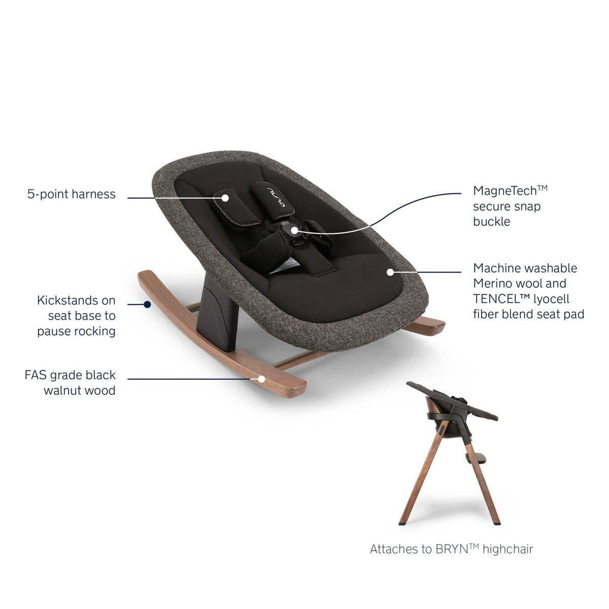 Nuna Baby Bouncers Nuna BRYN Newborn Rocker