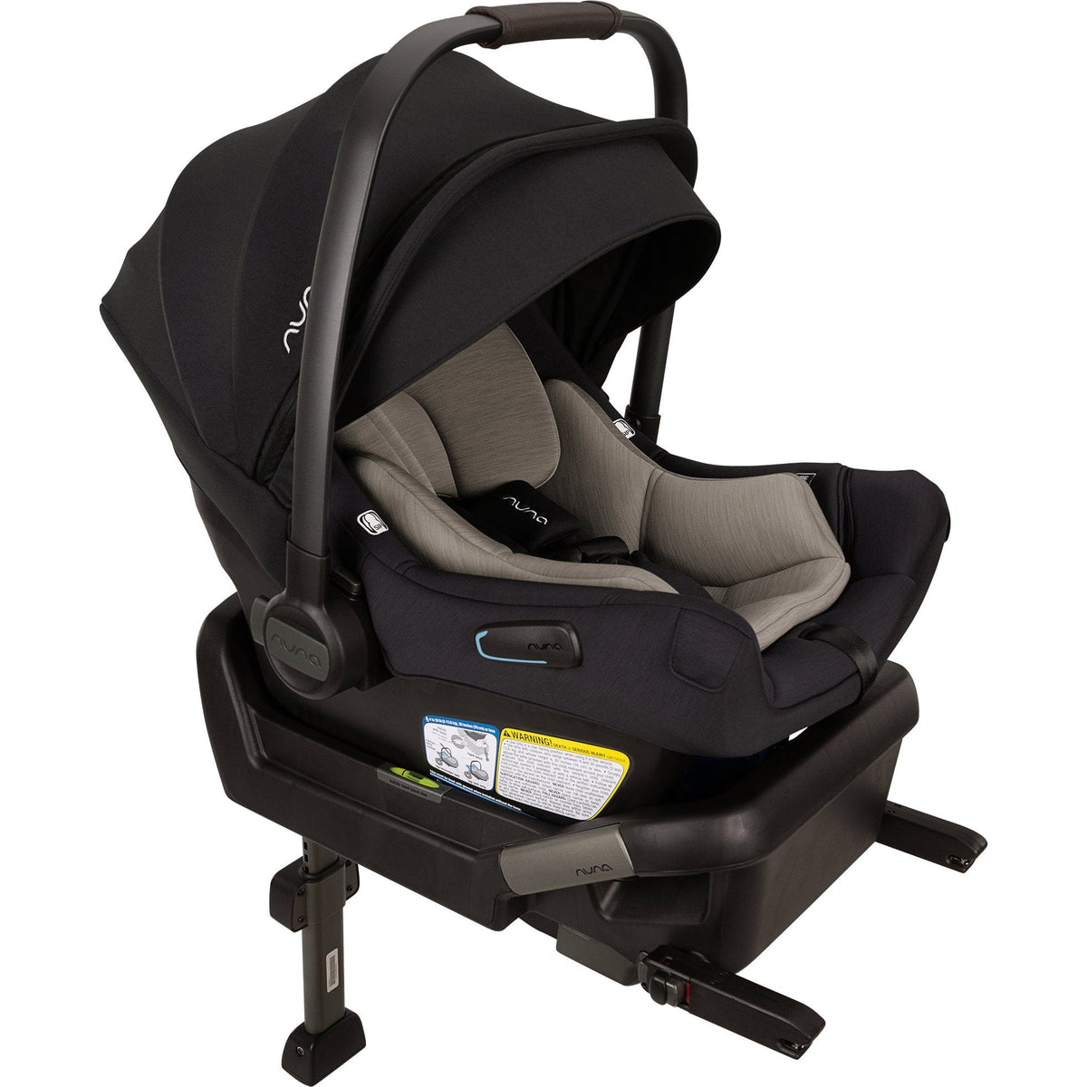 Nuna Car Seats - Infant Caviar/Chocolate Nuna PIPA Aire Infant Car Seat + Pipa Series Base