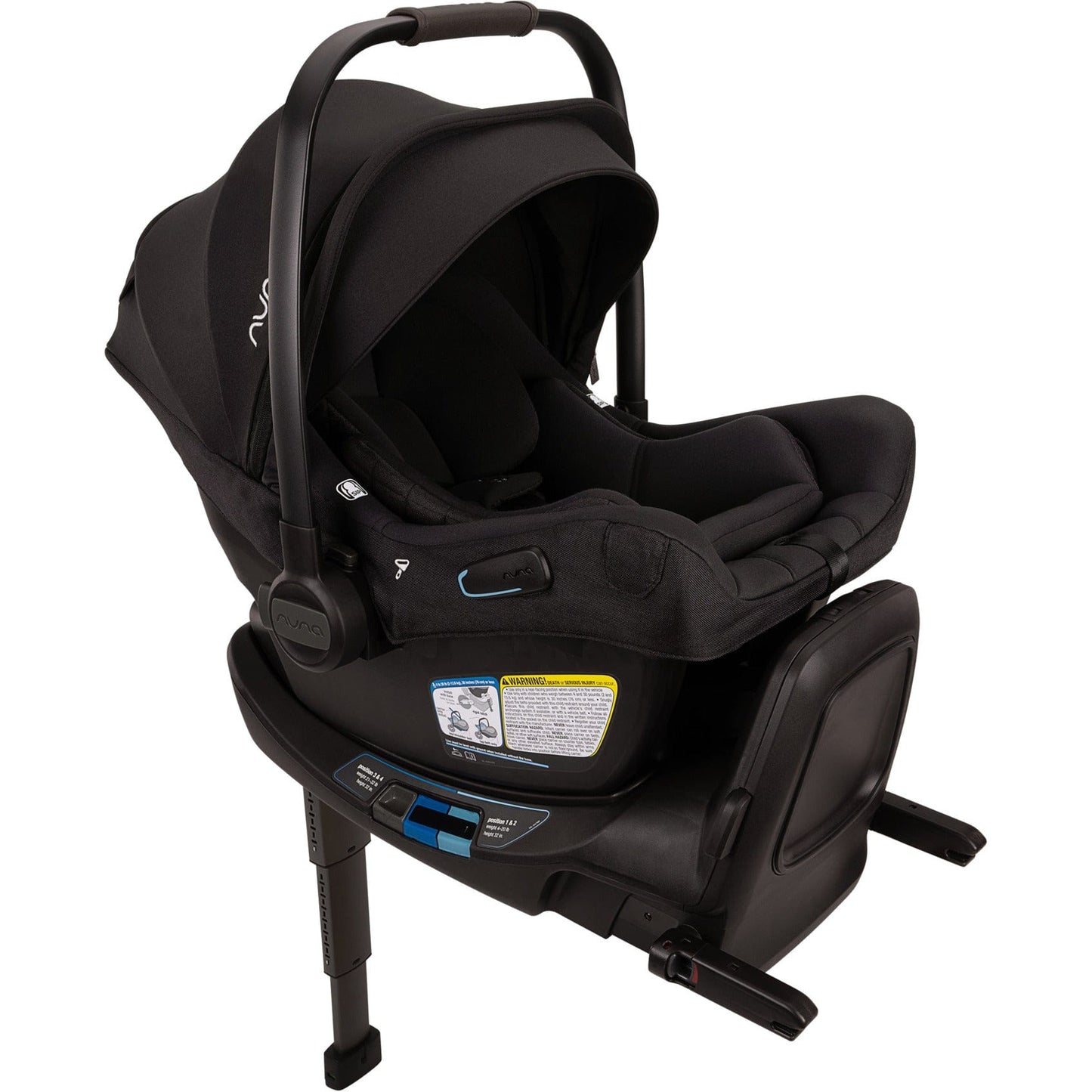 Nuna Car Seats - Infant Caviar/Chocolate Nuna PIPA Aire RX Infant Car Seat + RELX Base