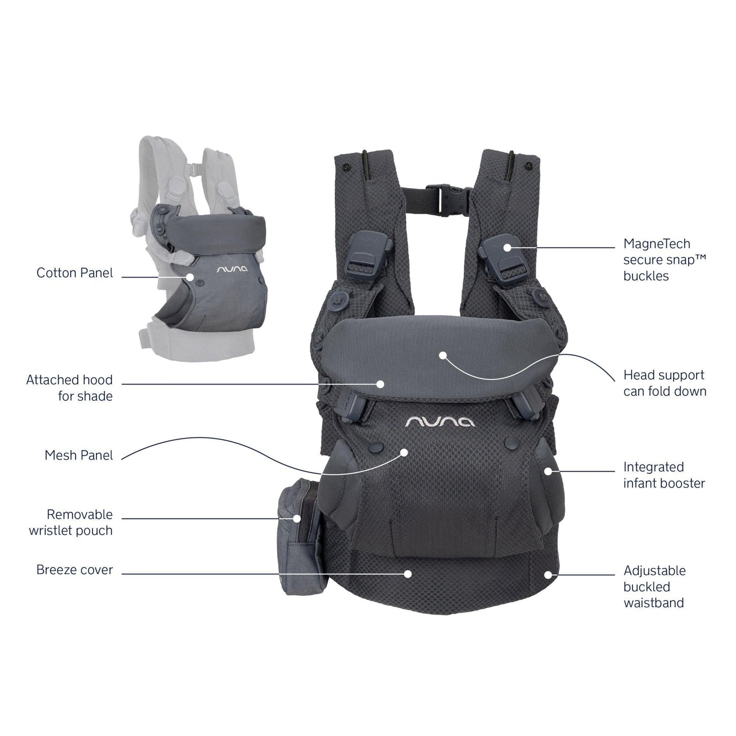 Nuna Slings & Carriers Nuna CUDL Deux Baby Carrier
