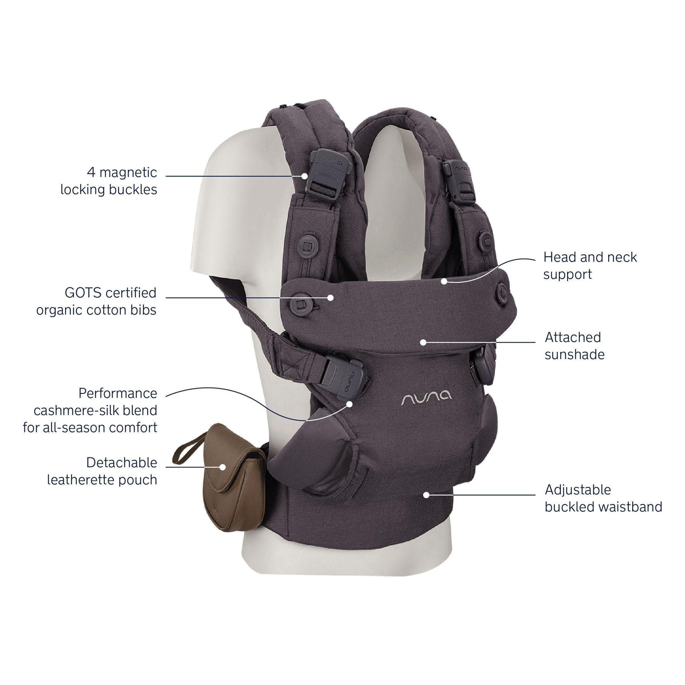 Nuna Slings & Carriers Nuna CUDL Luxe